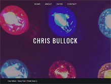 Tablet Screenshot of chrismbullock.com
